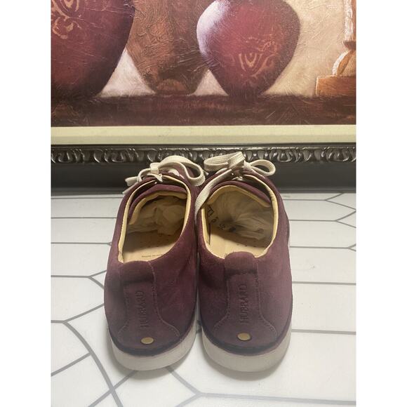 PRE-OWNED Samuel Hubbard Plum Buc Leather Shoes Men’s Sz 11M Plum Wine